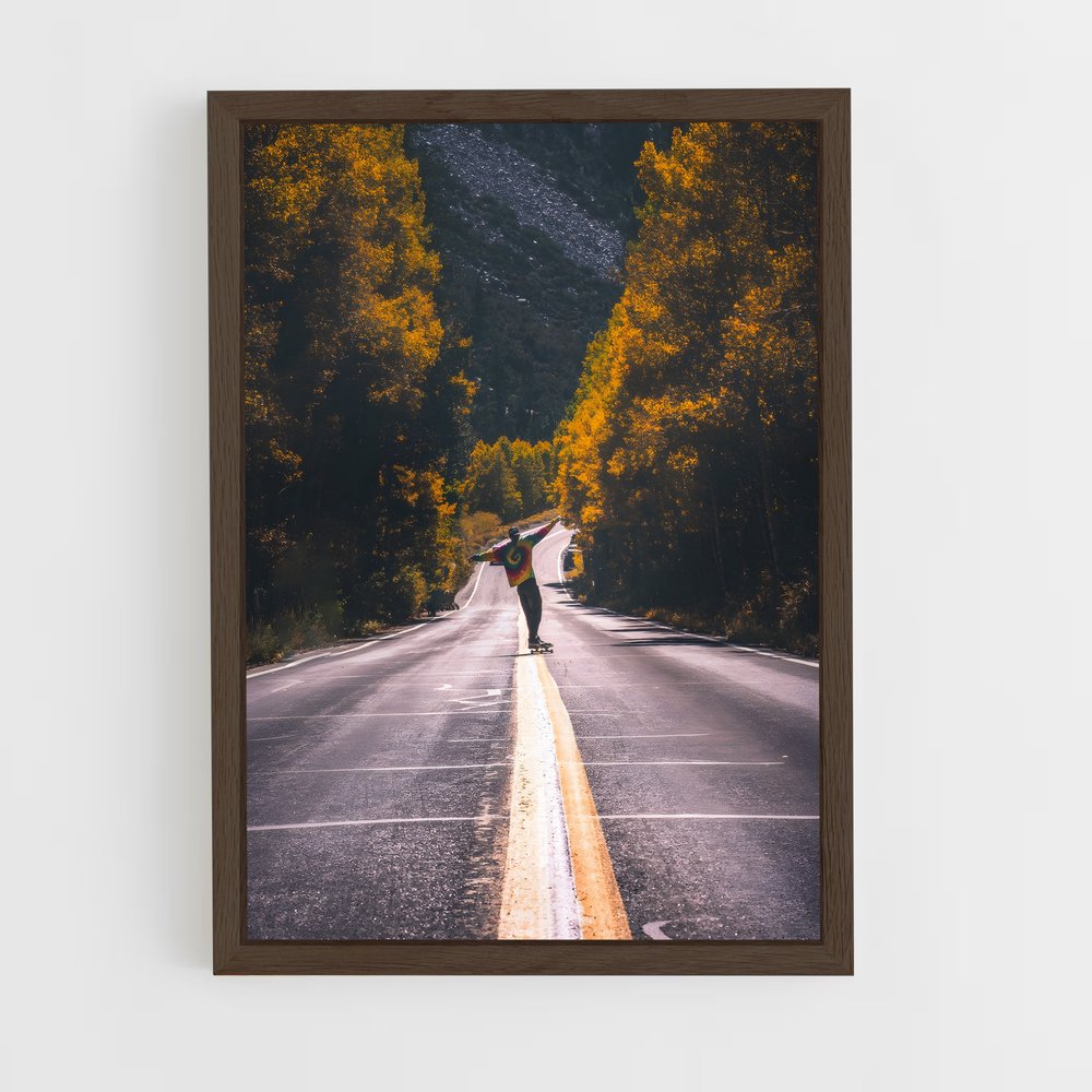 Poster Liberté d'Automne – affiche Skateboard (vue 5)