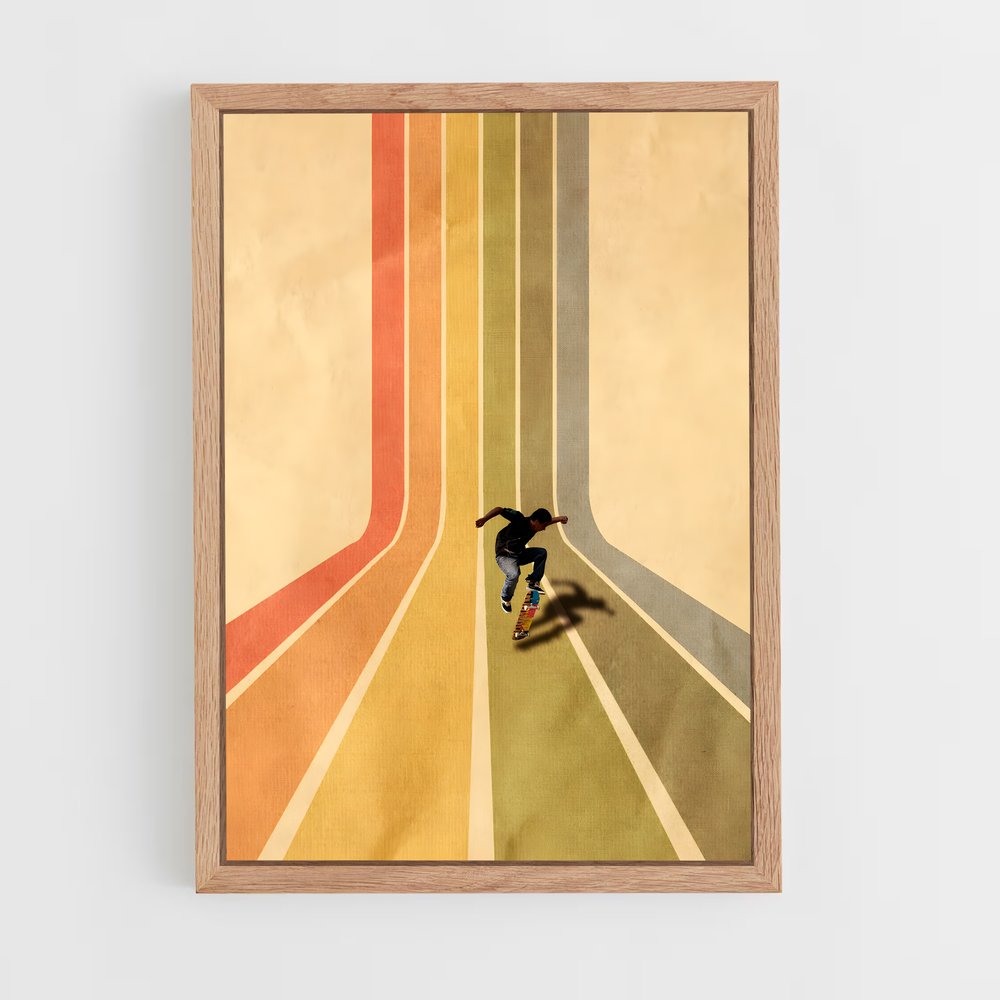 Poster Flow Skateboard (vue 4)