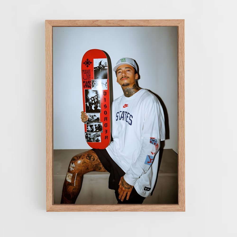 Poster Skater Intemporel – affiche Skateboard (vue 4)