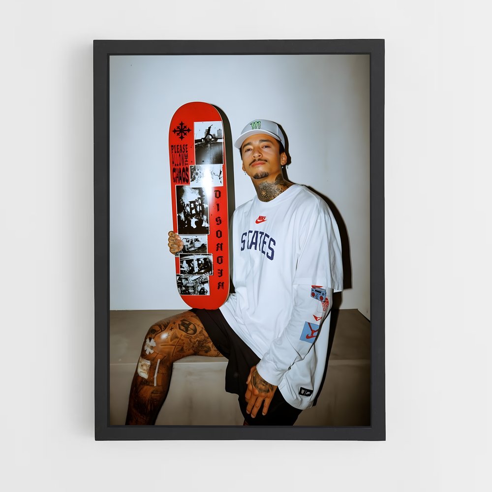Poster Skater Intemporel – affiche Skateboard (vue 2)