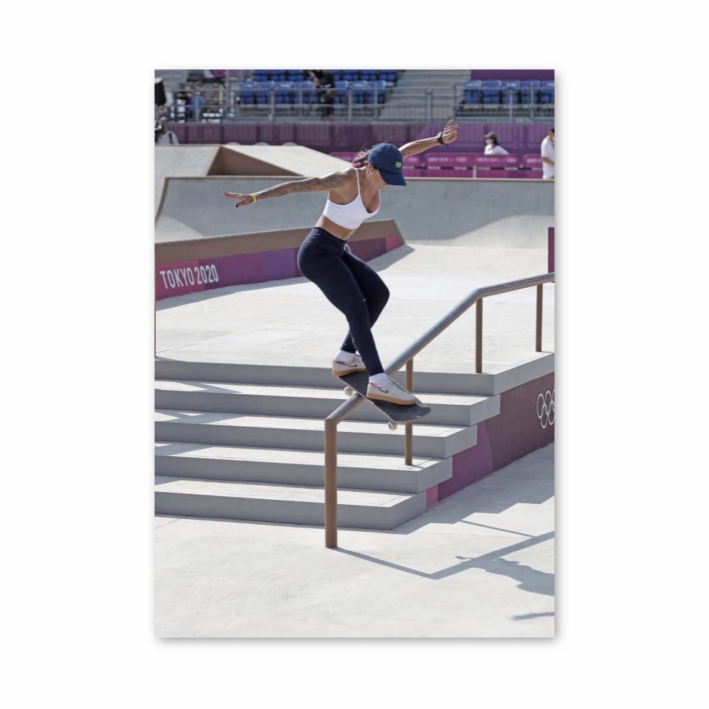 Poster Skater Élan – affiche Skateboard