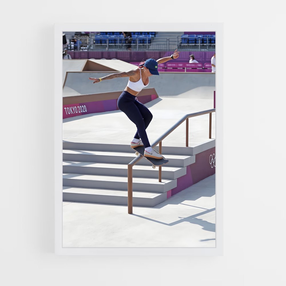 Poster Skater Élan – affiche Skateboard (vue 3)