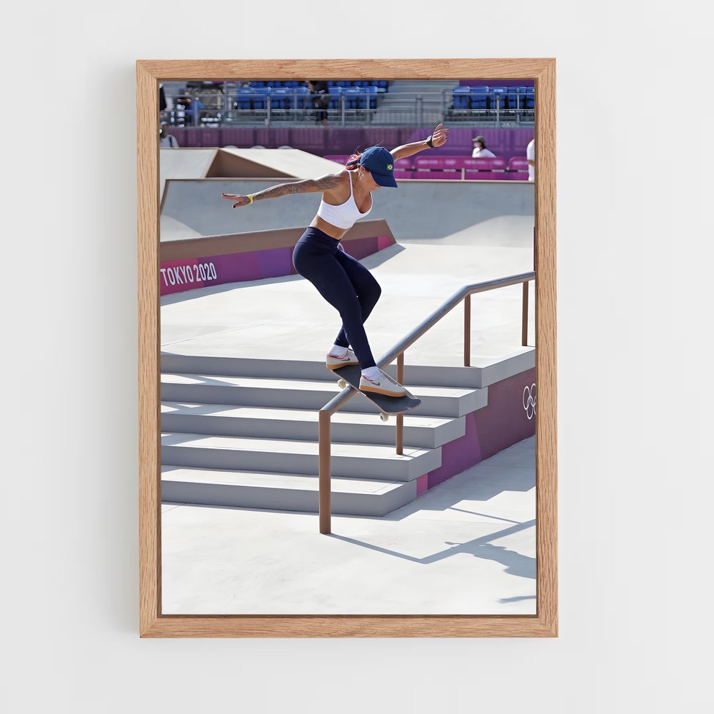 Poster Skater Élan – affiche Skateboard (vue 4)