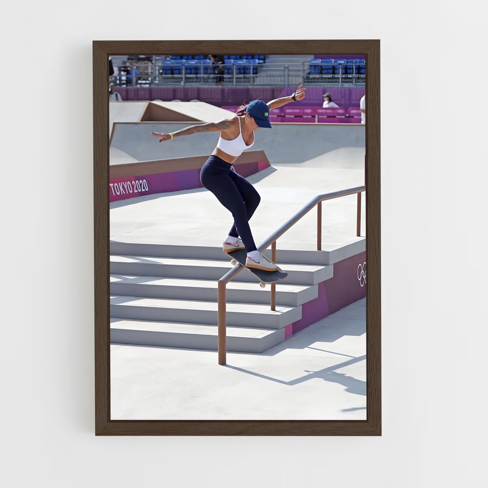 Poster Skater Élan – affiche Skateboard (vue 5)