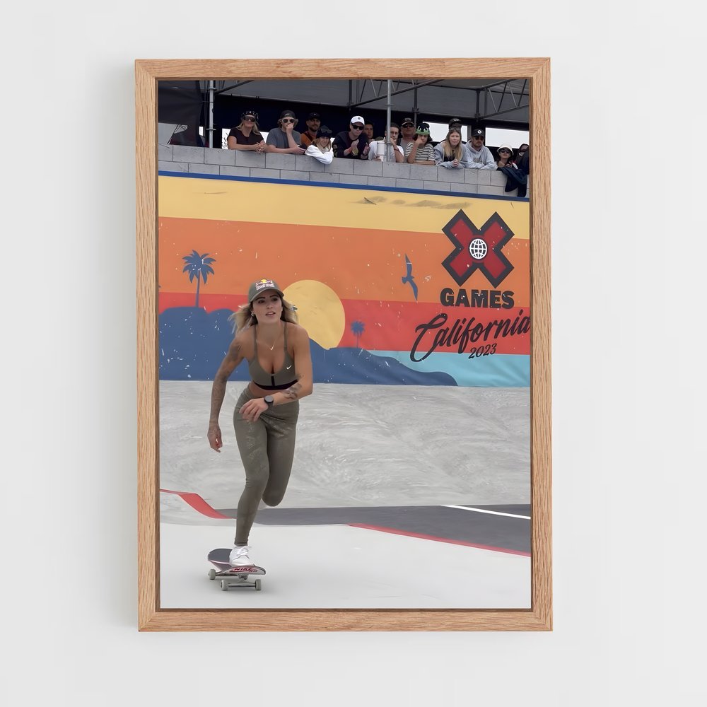 Poster California Skateboard (vue 4)