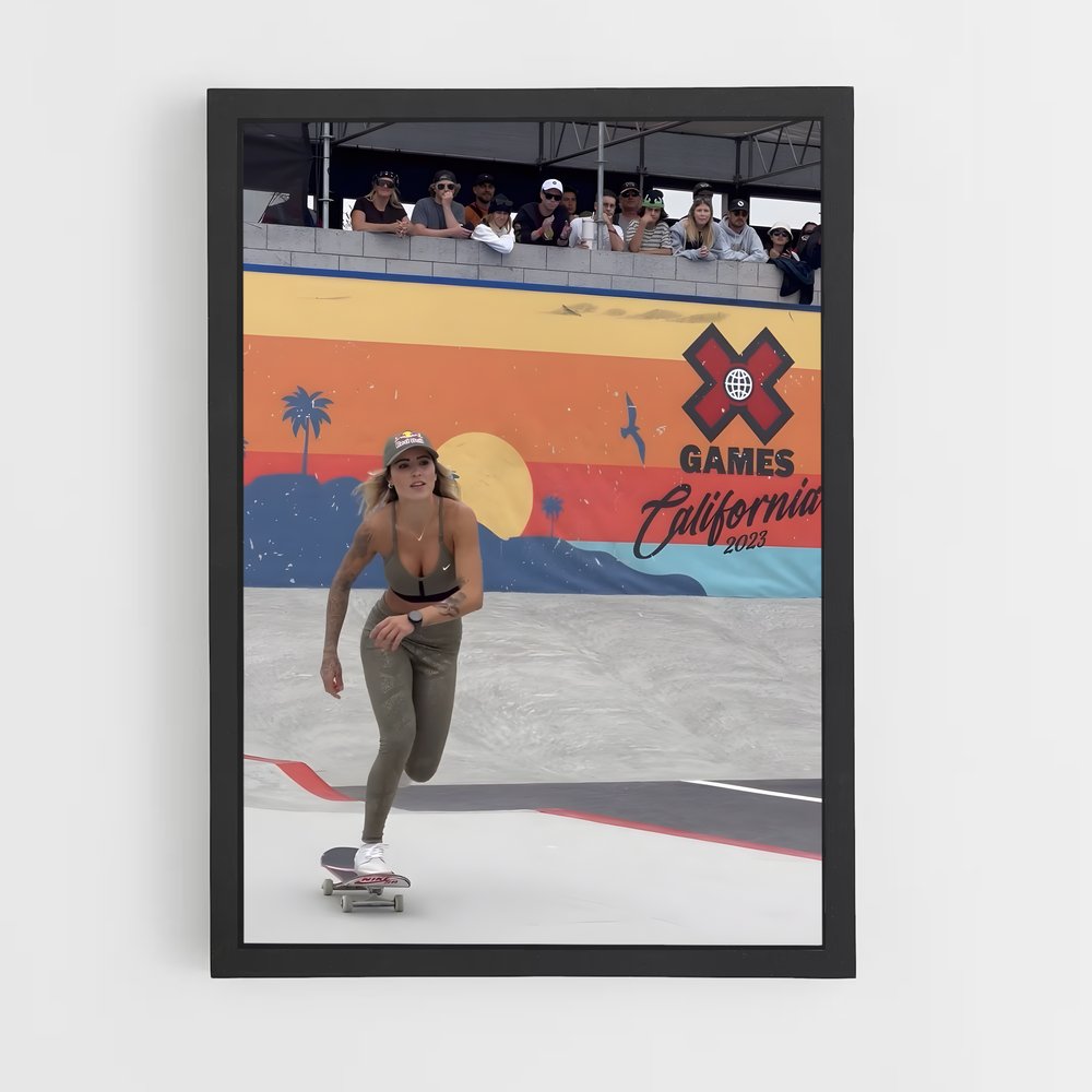 Poster California Skateboard (vue 2)