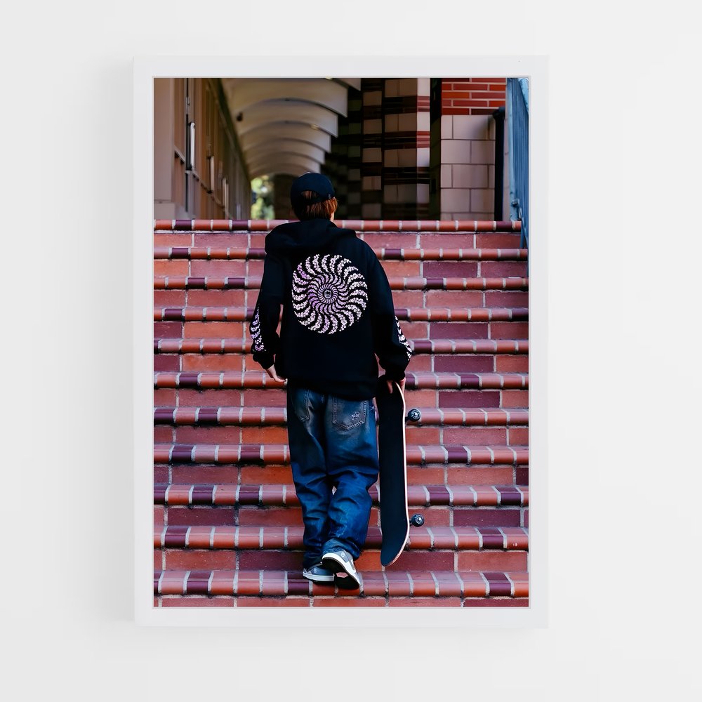 Poster Avancée Urbaine – affiche Skateboard (vue 3)