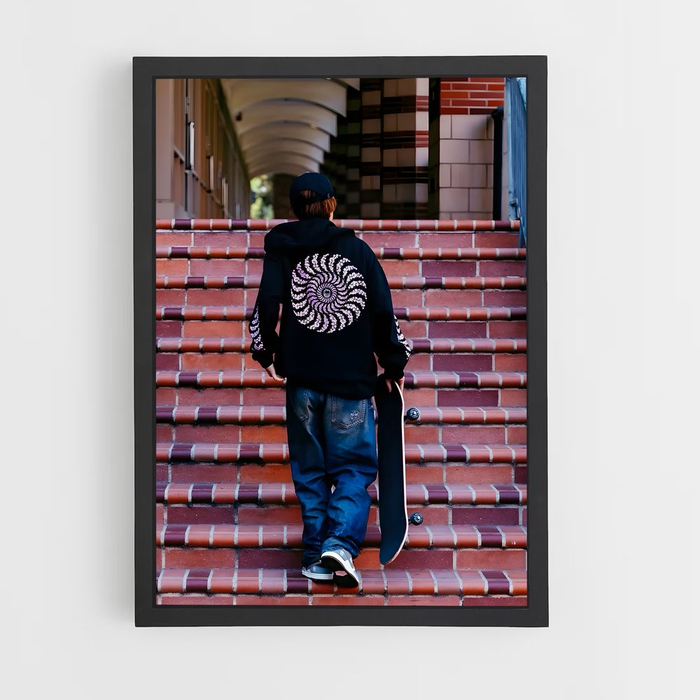 Poster Avancée Urbaine – affiche Skateboard (vue 2)