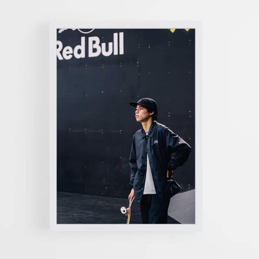 Poster Skater Attitude – affiche Skateboard (vue 3)
