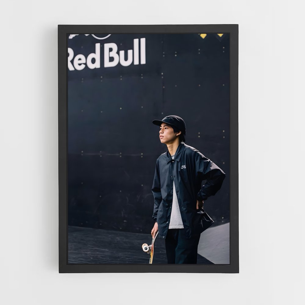 Poster Skater Attitude – affiche Skateboard (vue 2)