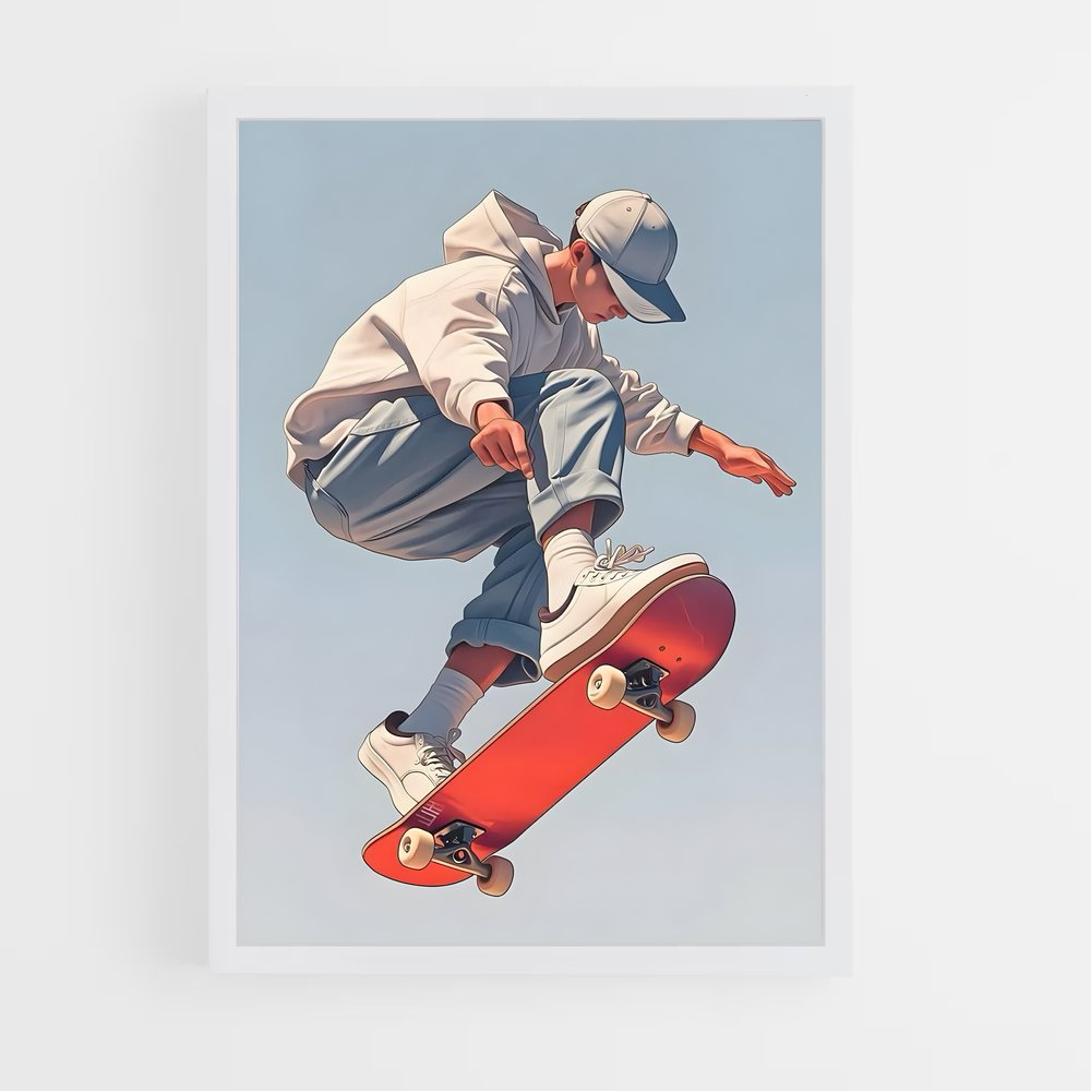 Poster Skater Élévation – affiche Skateboard (vue 3)