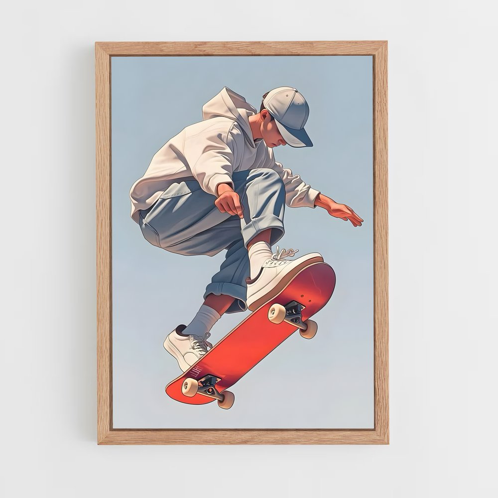 Poster Skater Élévation – affiche Skateboard (vue 4)
