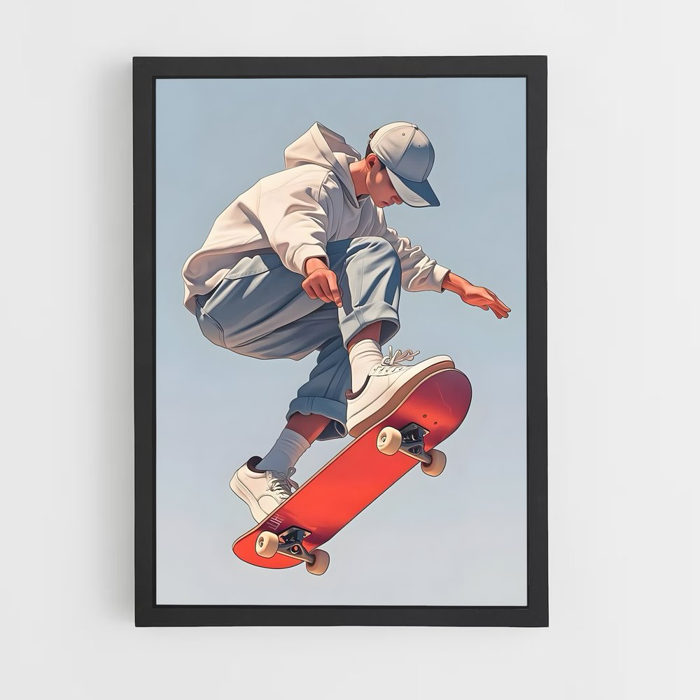 Poster Skater Élévation – affiche Skateboard (vue 2)