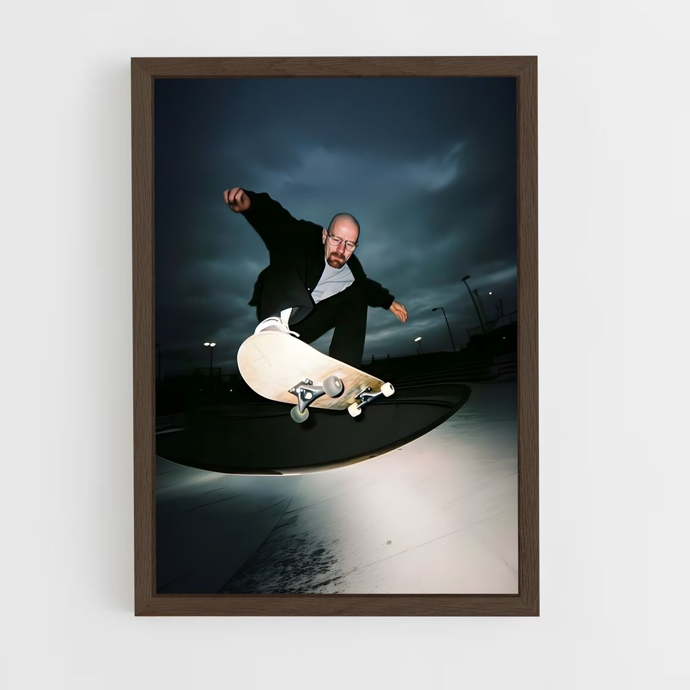 Poster Skater Nocturne – affiche Skateboard (vue 5)