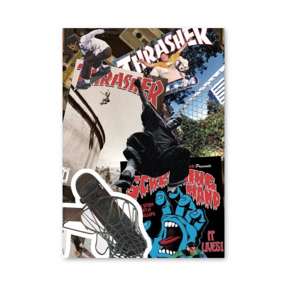 Poster Urban Skate Vibes – affiche Skateboard