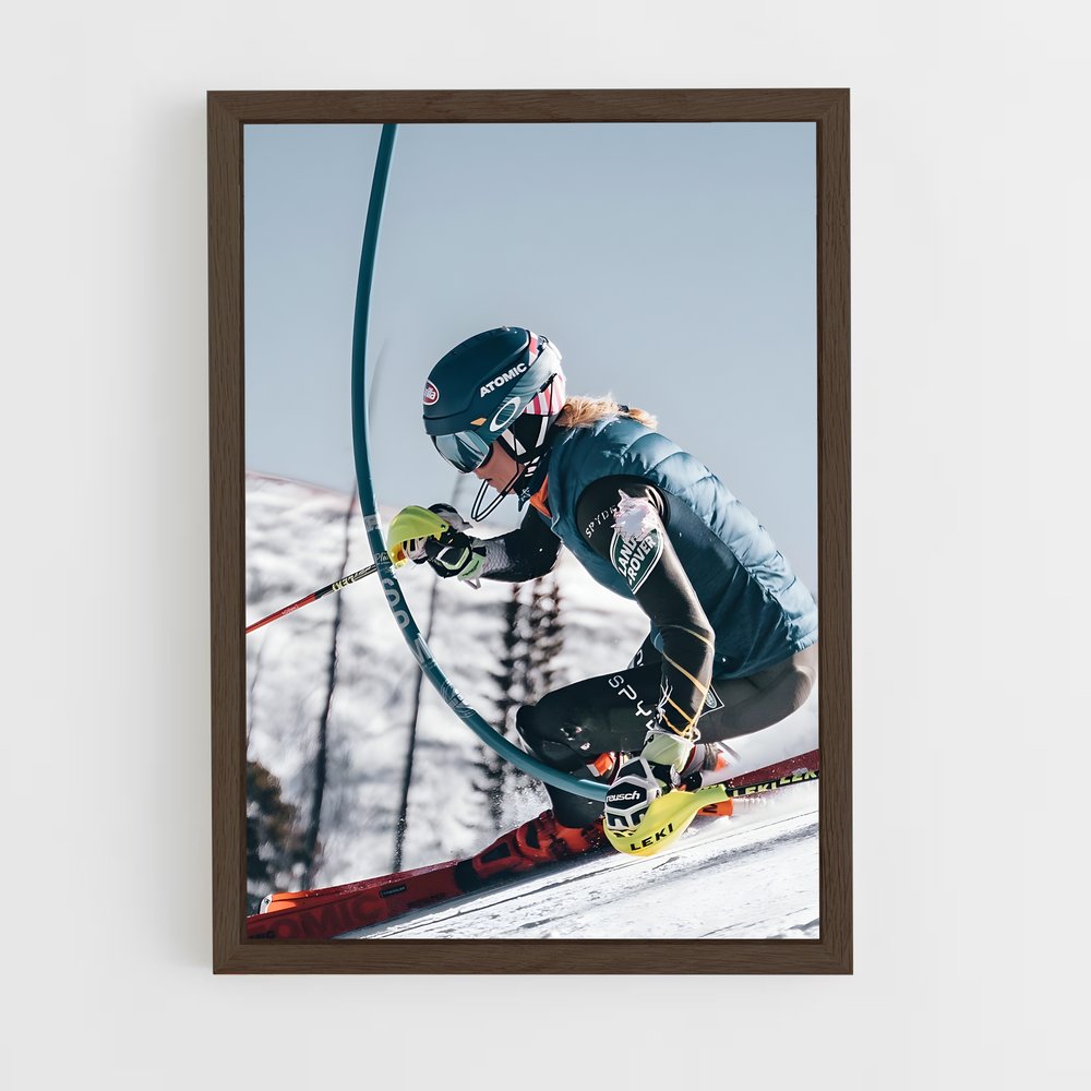 Poster Élan de Descente – affiche Ski (vue 5)