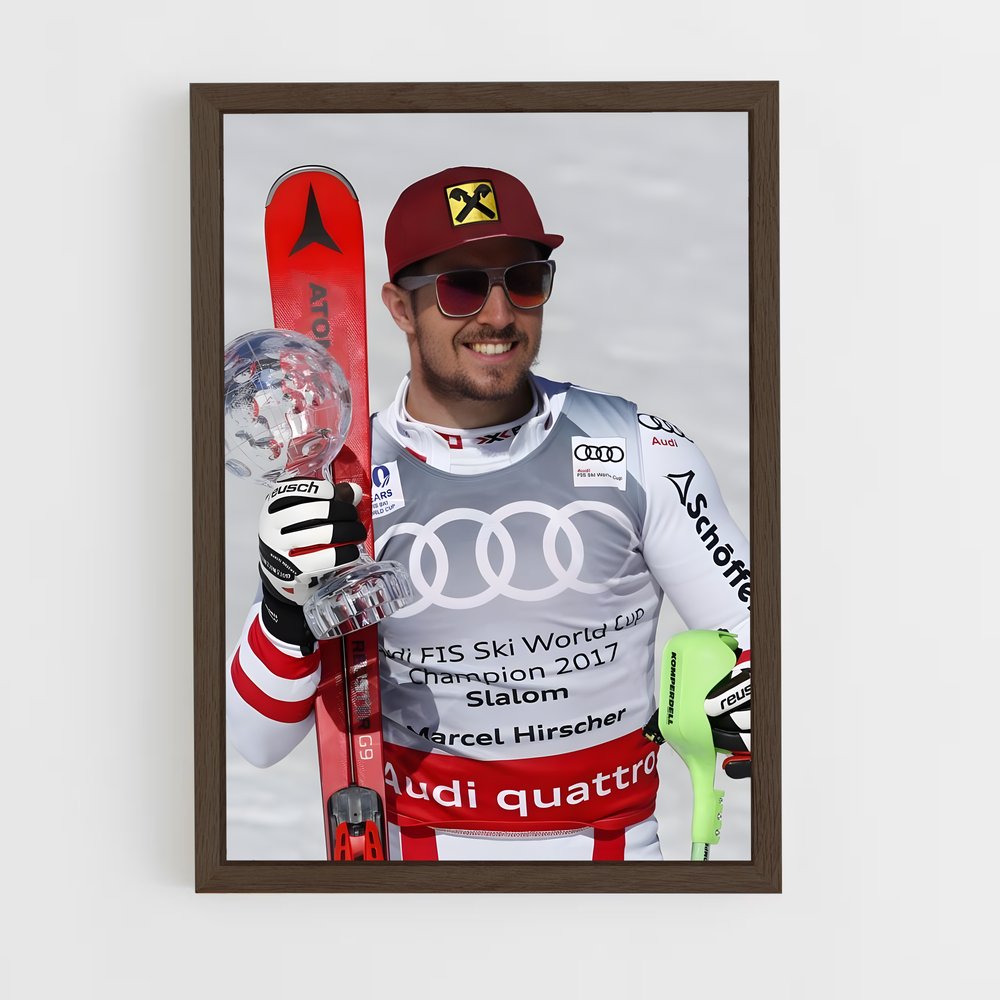 Poster Champion de Slalom – affiche Ski (vue 5)