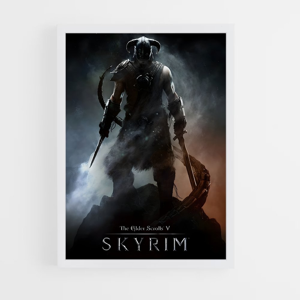 Poster The Elder Scrolls V – affiche Skyrim (vue 3)