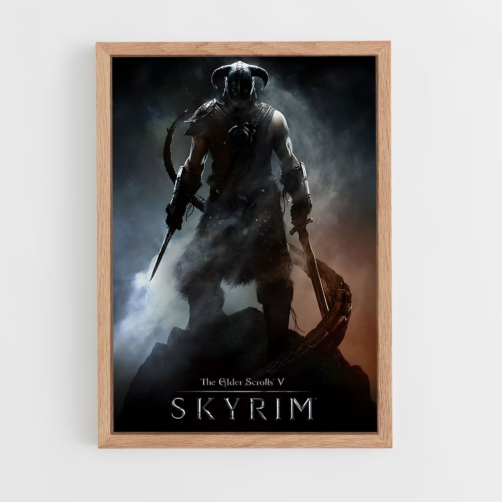 Poster The Elder Scrolls V – affiche Skyrim (vue 4)
