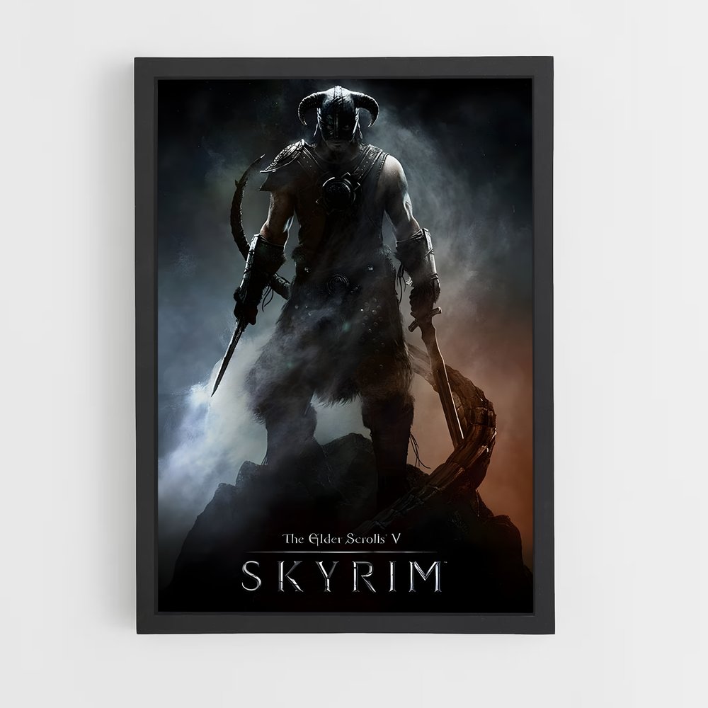 Poster The Elder Scrolls V – affiche Skyrim (vue 2)