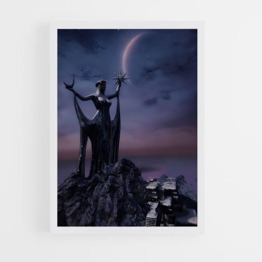 Poster Skyrim Statue (vue 3)