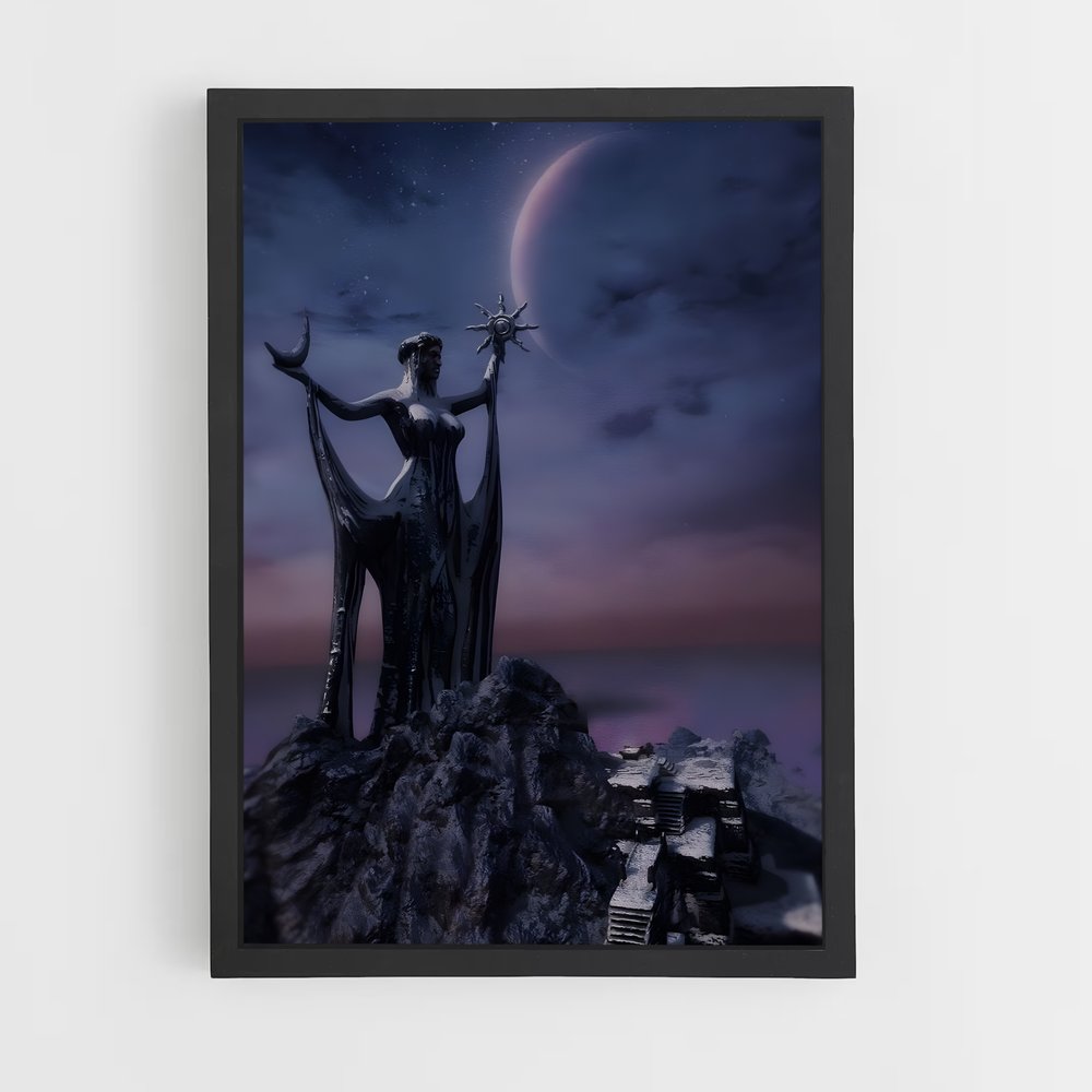 Poster Skyrim Statue (vue 2)