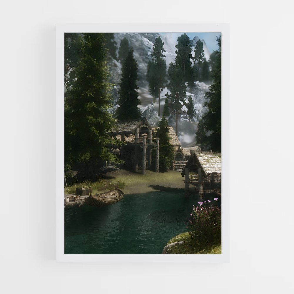 Poster Lac Skyrim (vue 3)