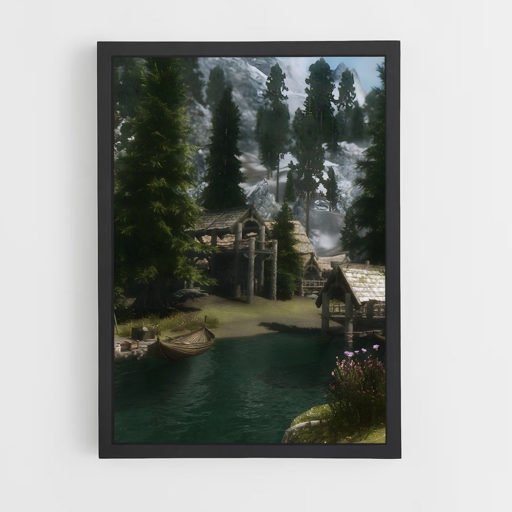 Poster Lac Skyrim (vue 2)