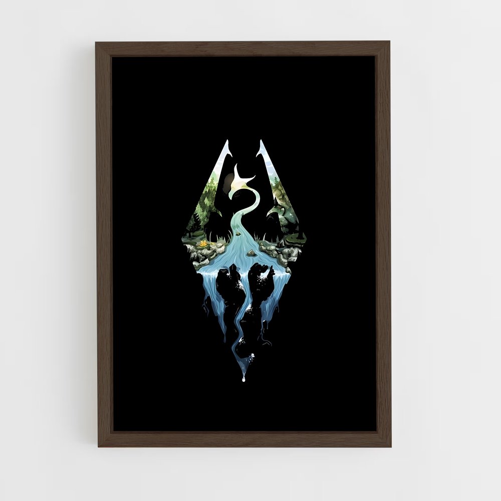 Poster Skyrim Logo (vue 5)