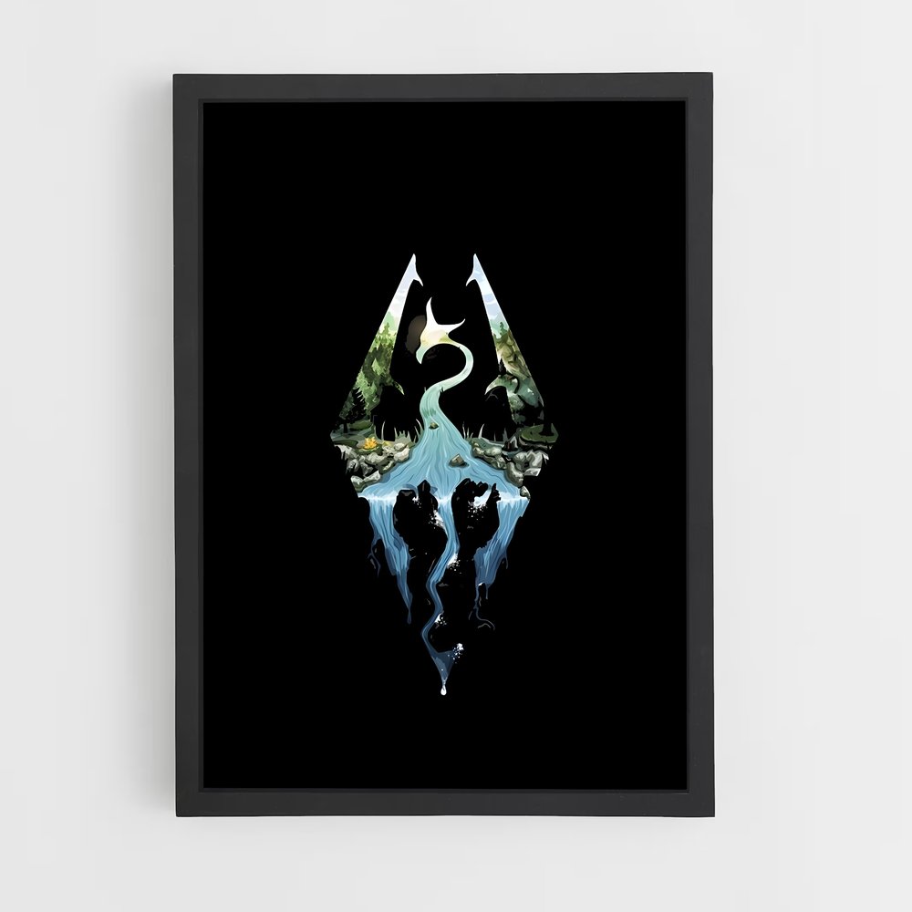 Poster Skyrim Logo (vue 2)