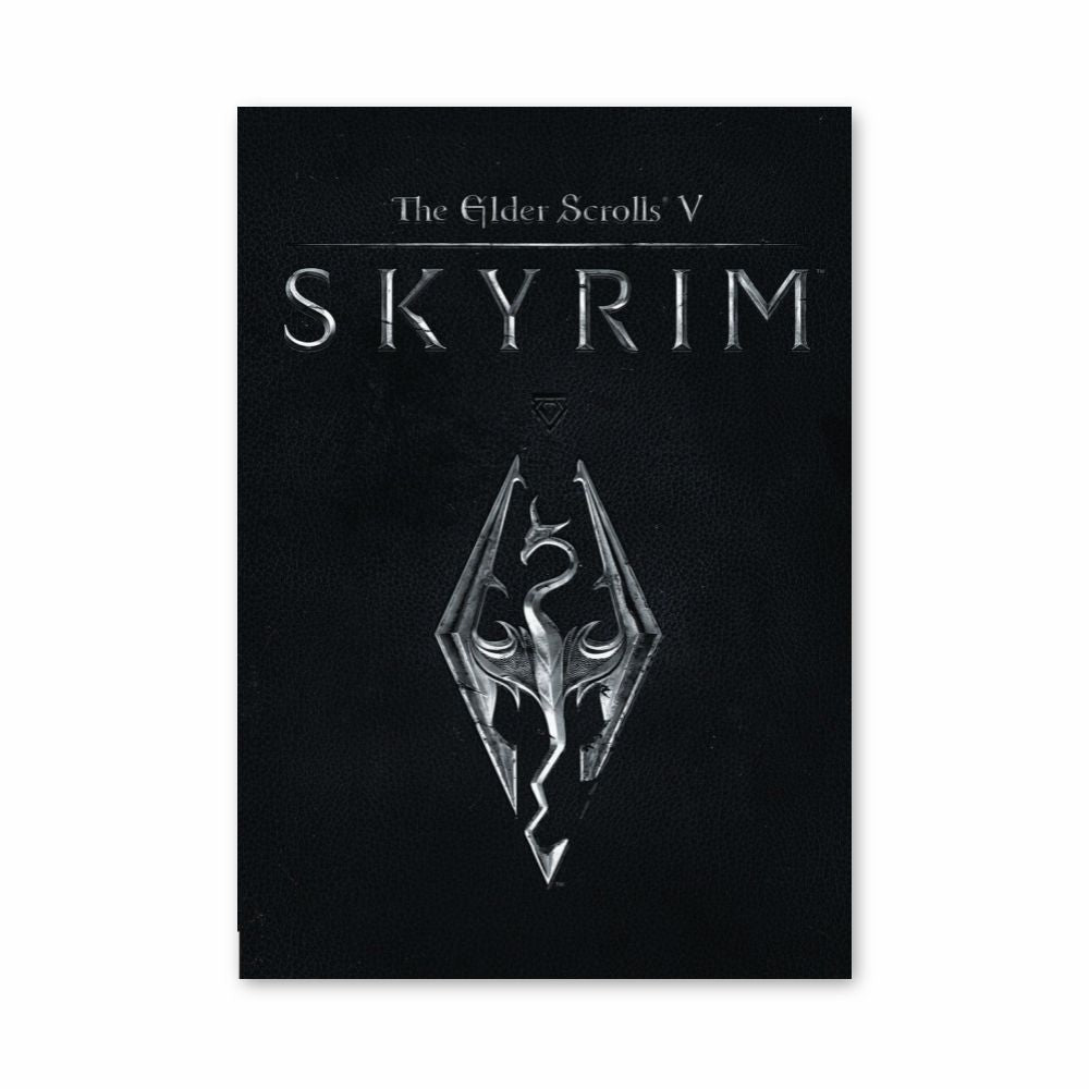 Poster The Elder Scrolls V Logo – affiche Skyrim