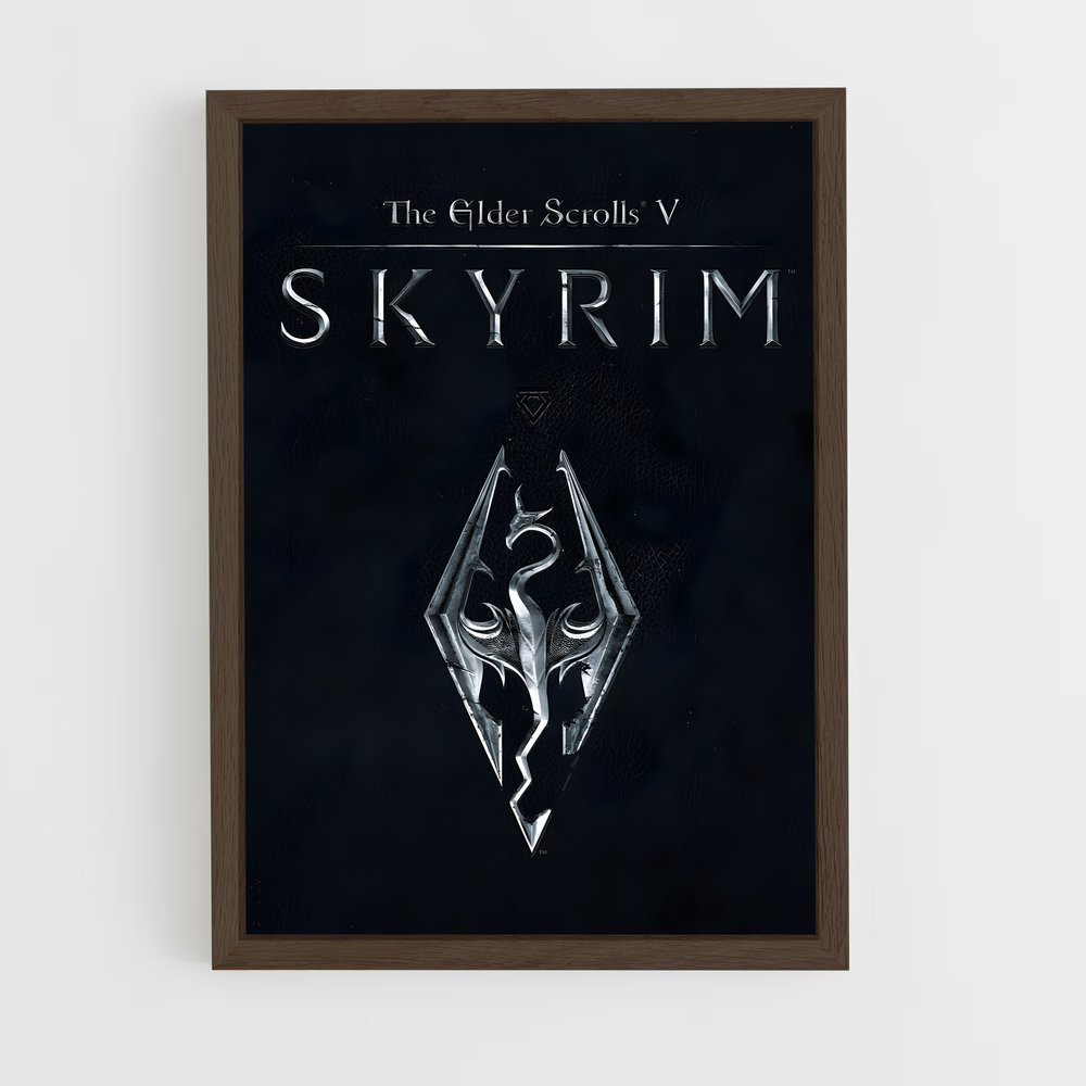 Poster The Elder Scrolls V Logo – affiche Skyrim (vue 5)