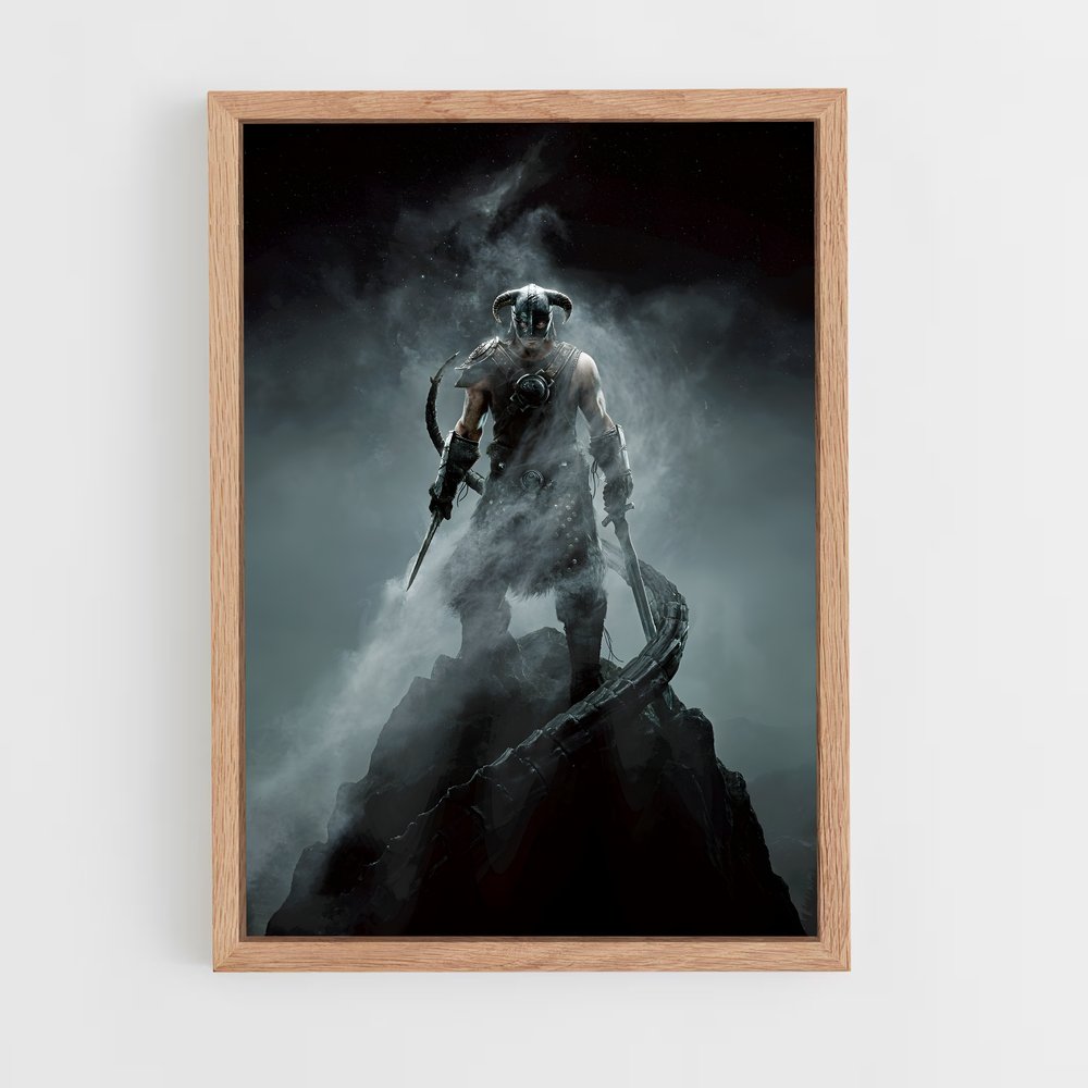 Poster Dovahkiin – affiche Skyrim (vue 4)