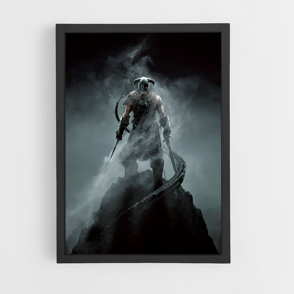 Poster Dovahkiin – affiche Skyrim (vue 2)