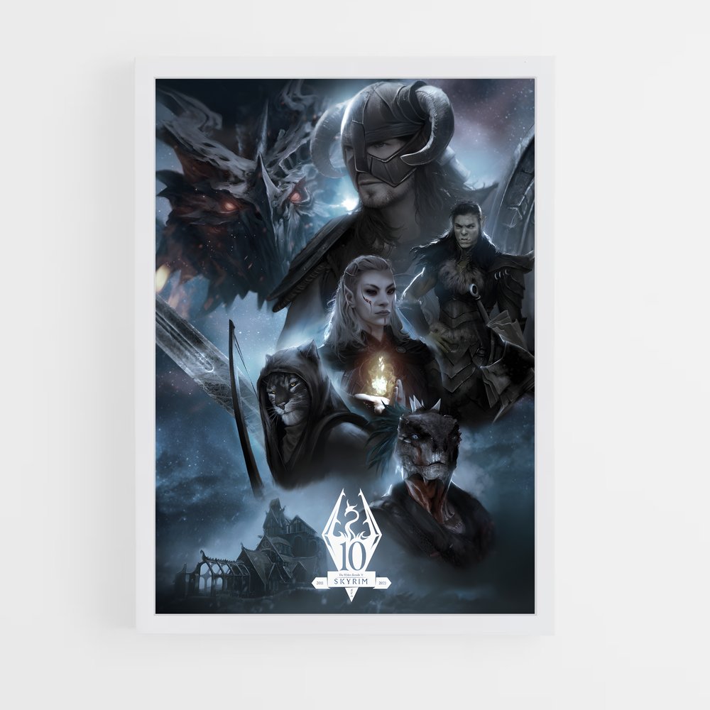 Poster Skyrim 10 (vue 3)