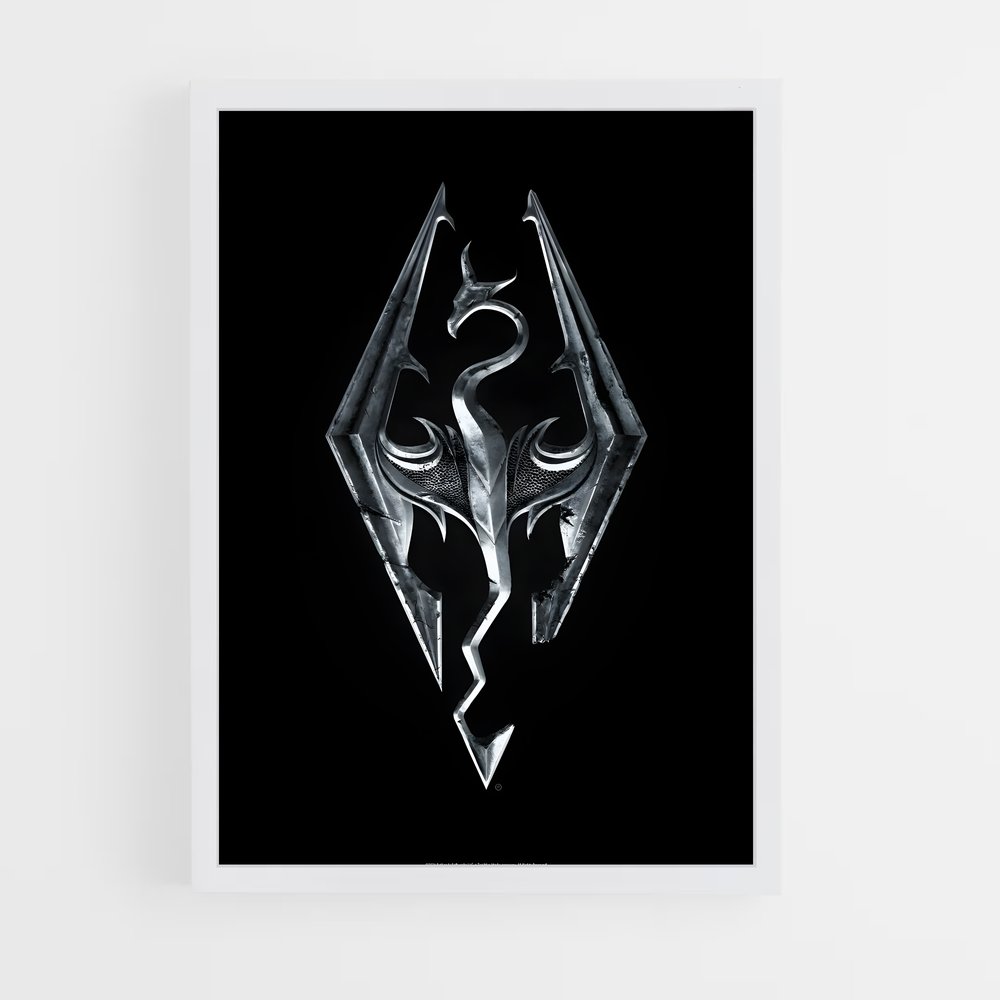 Poster Akatosh – affiche Skyrim (vue 3)