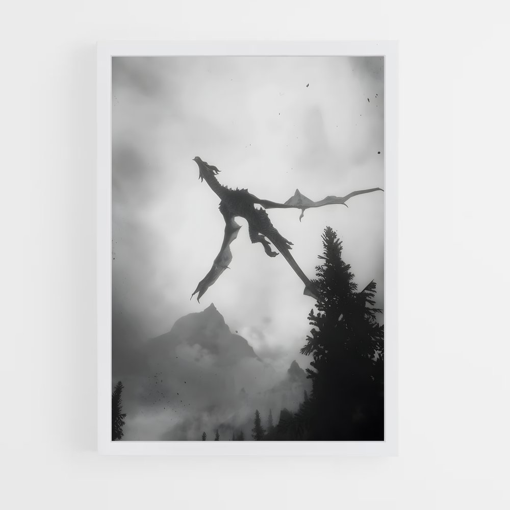 Poster Dragon Skyrim (vue 3)