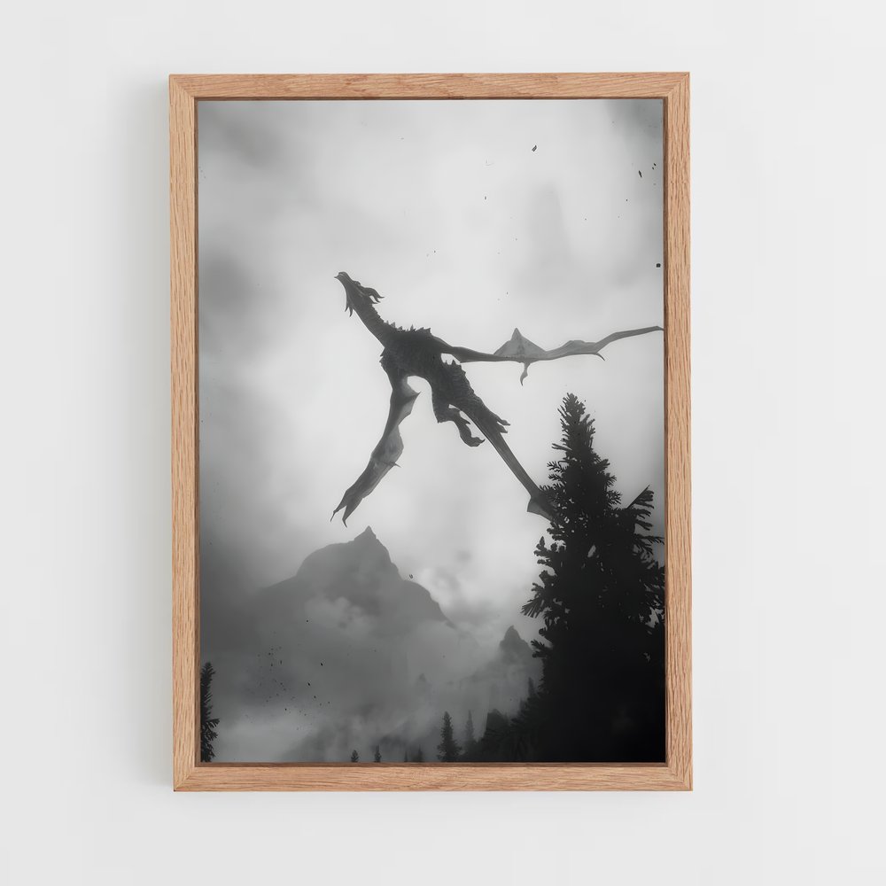 Poster Dragon Skyrim (vue 4)