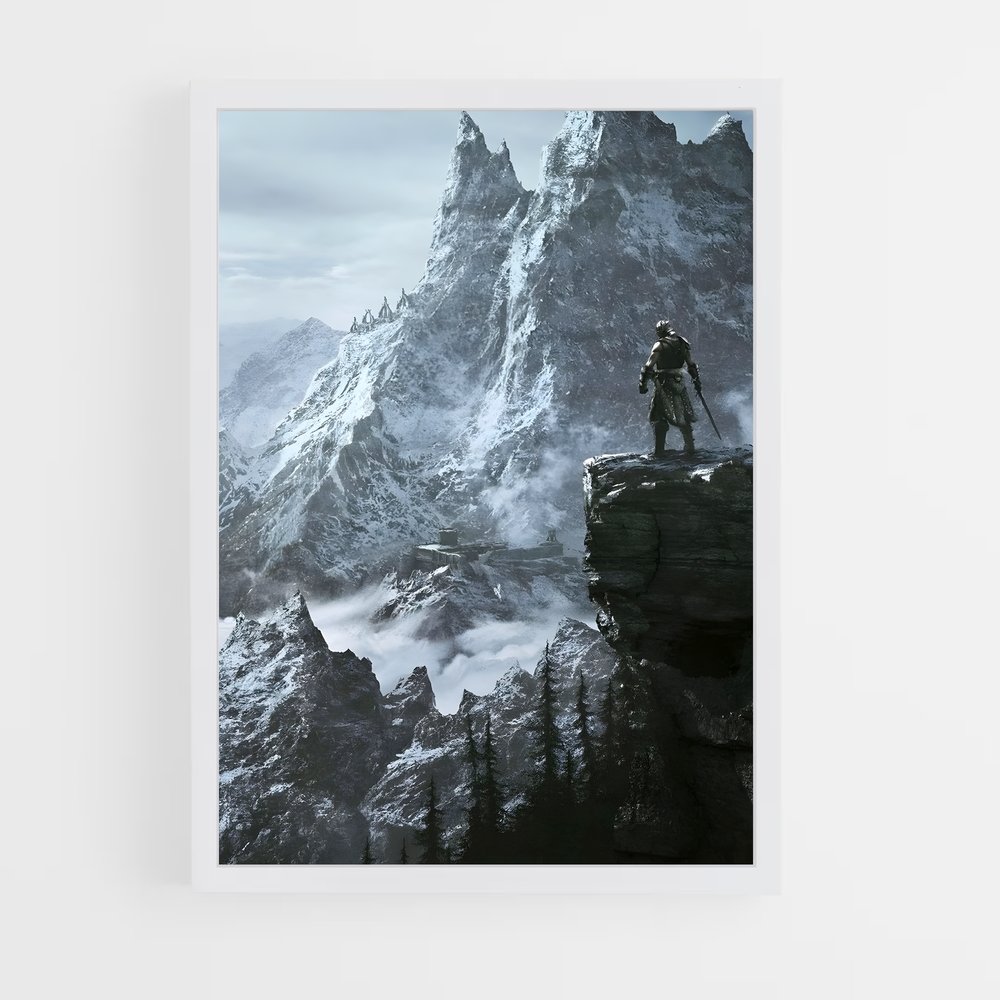 Poster Skyrim Montagne (vue 3)