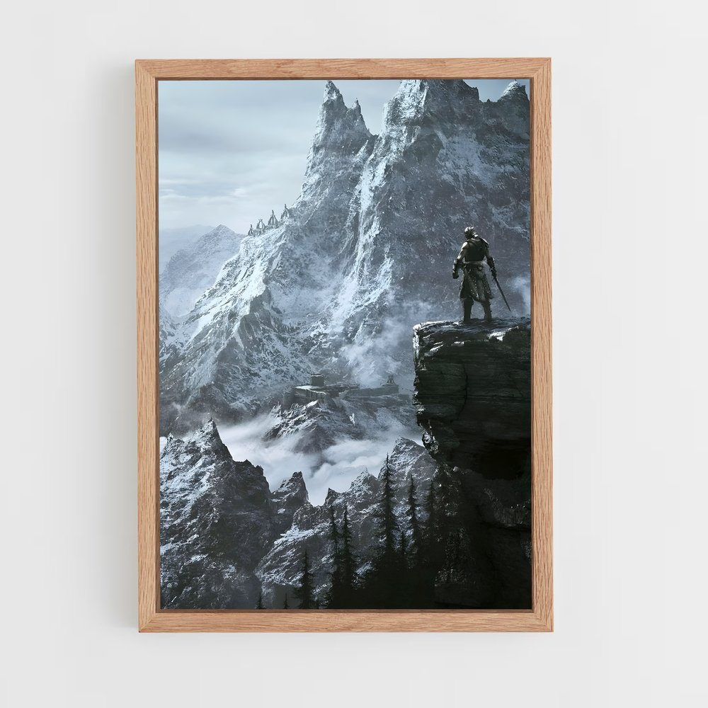 Poster Skyrim Montagne (vue 4)