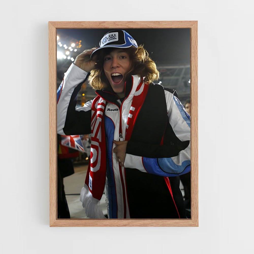 Poster Energie Hivernale – affiche Snowboard (vue 4)
