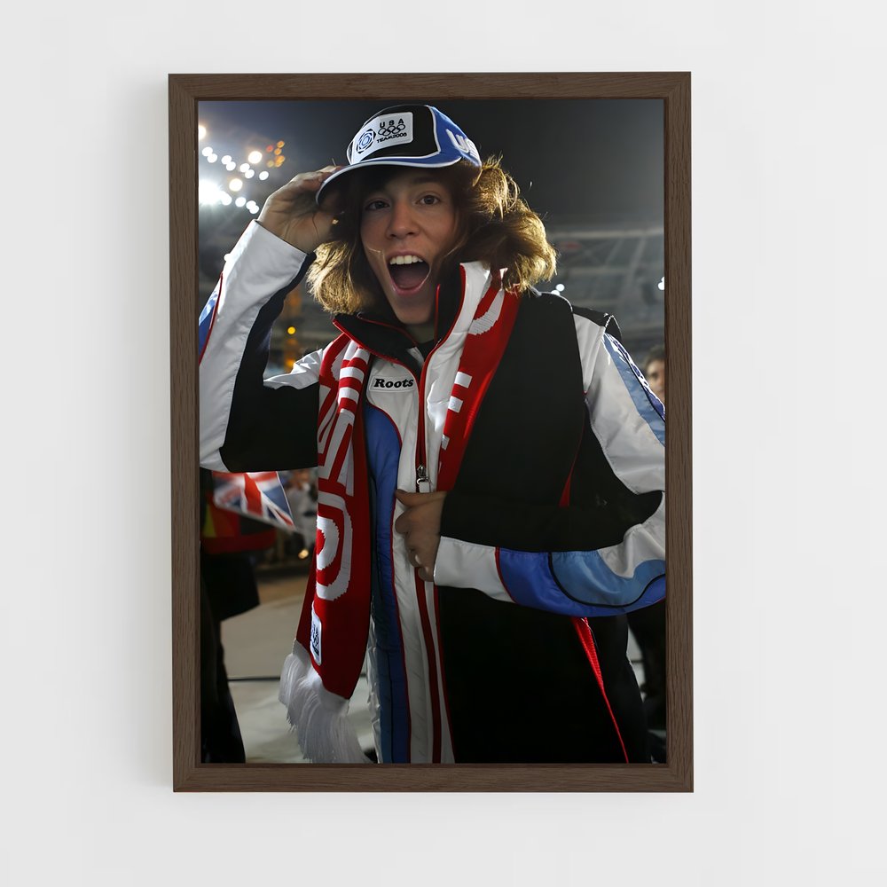 Poster Energie Hivernale – affiche Snowboard (vue 5)