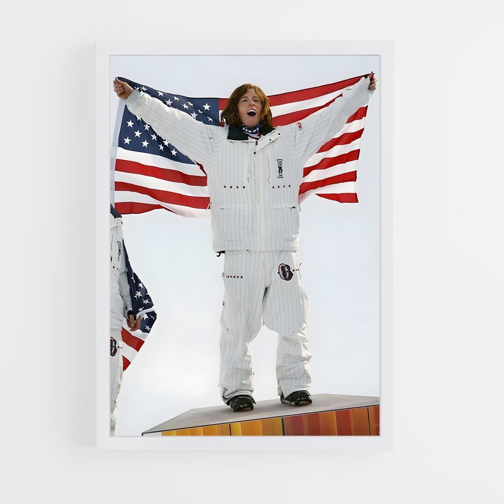 Poster Snowboard Triomphe (vue 3)