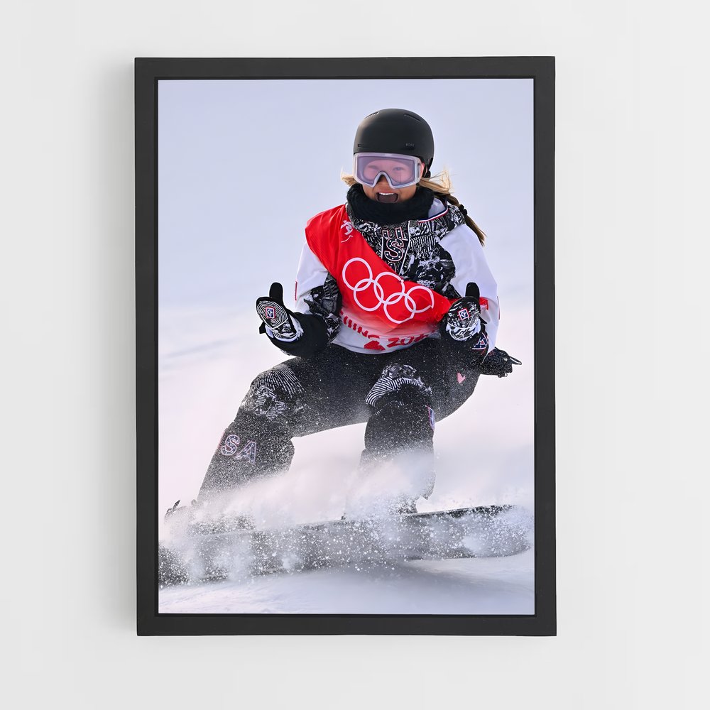 Poster Snowboard Gagnant (vue 2)