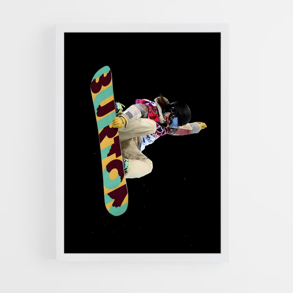 Poster Snowboard Acrobatique (vue 3)