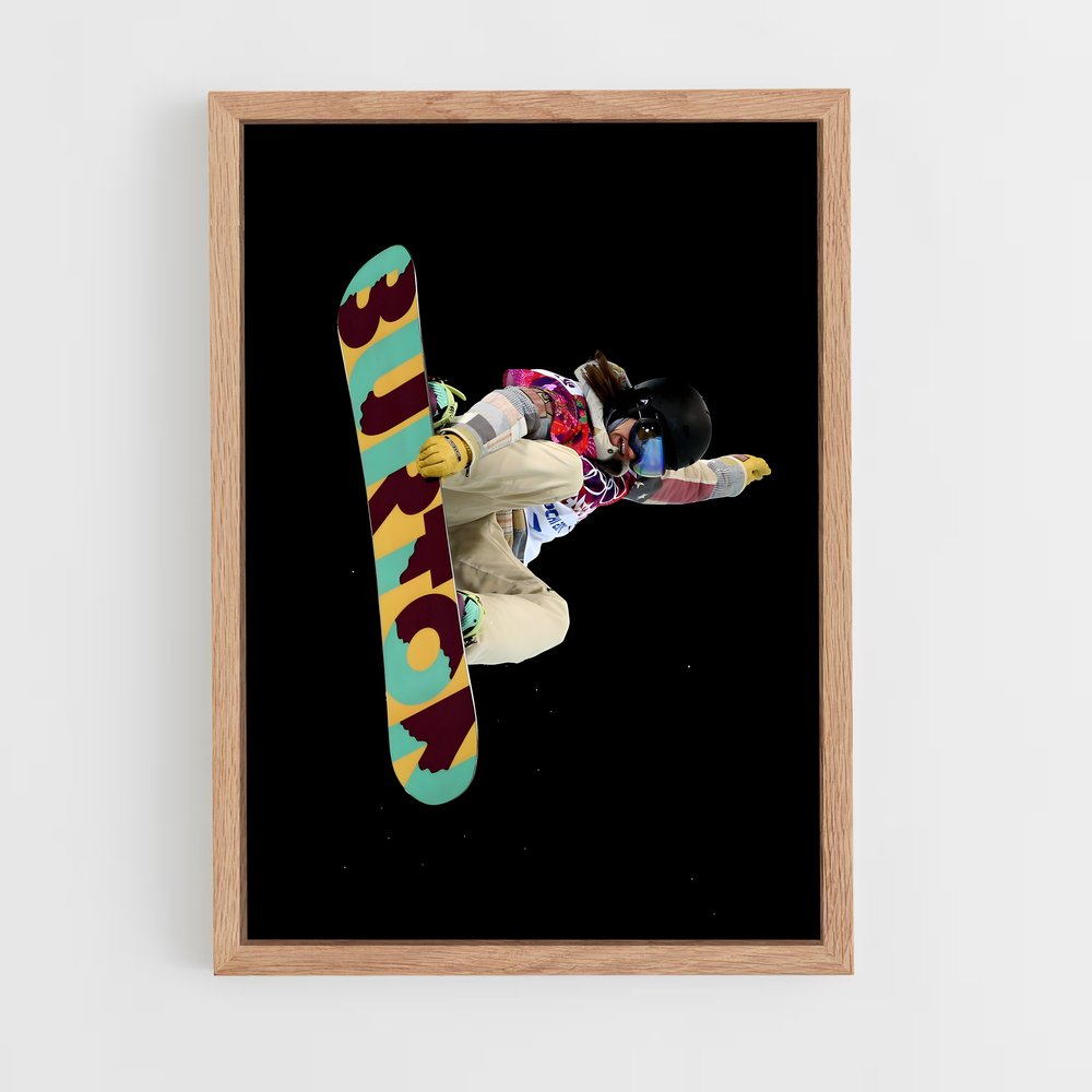 Poster Snowboard Acrobatique (vue 4)
