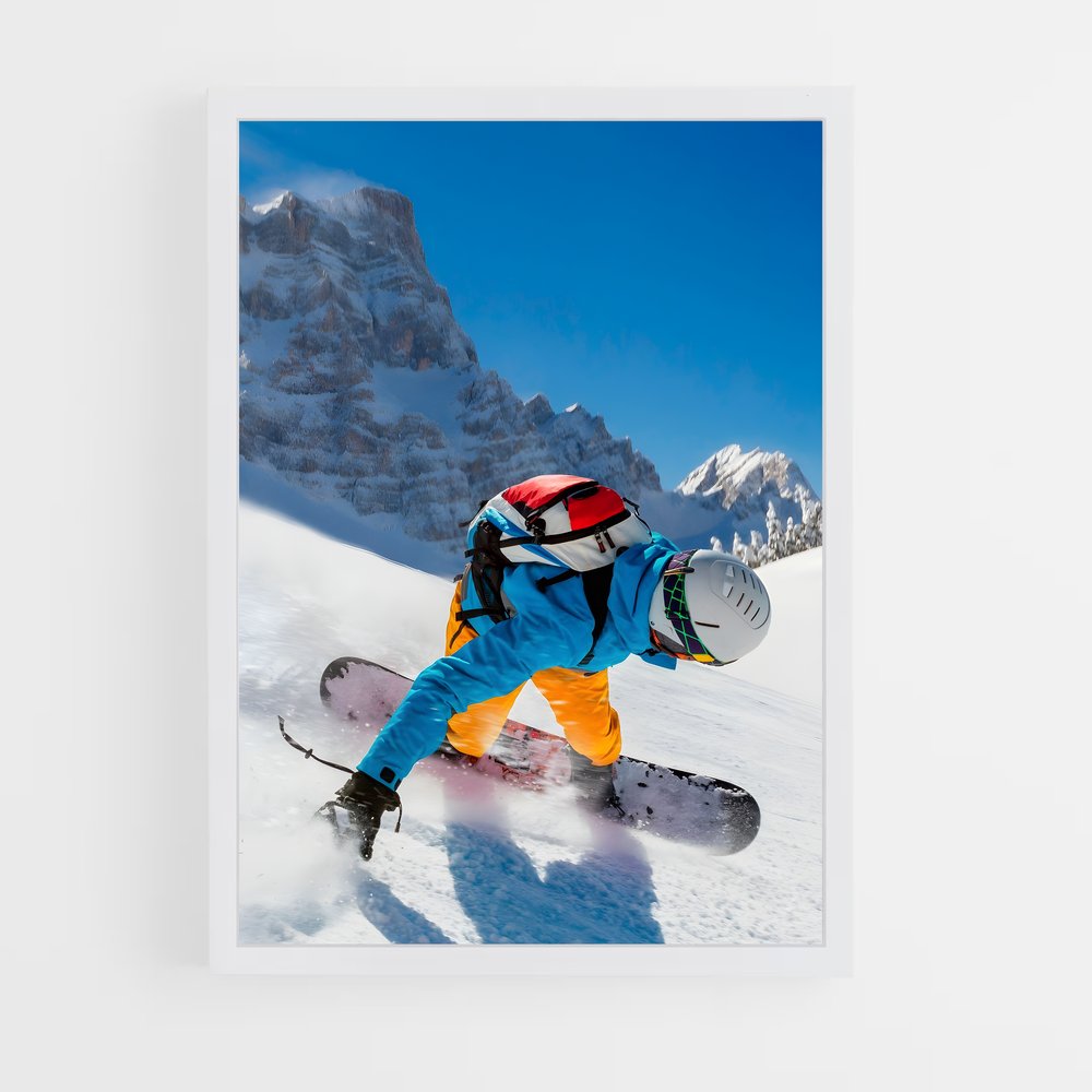 Poster Snowboard Évasion (vue 3)