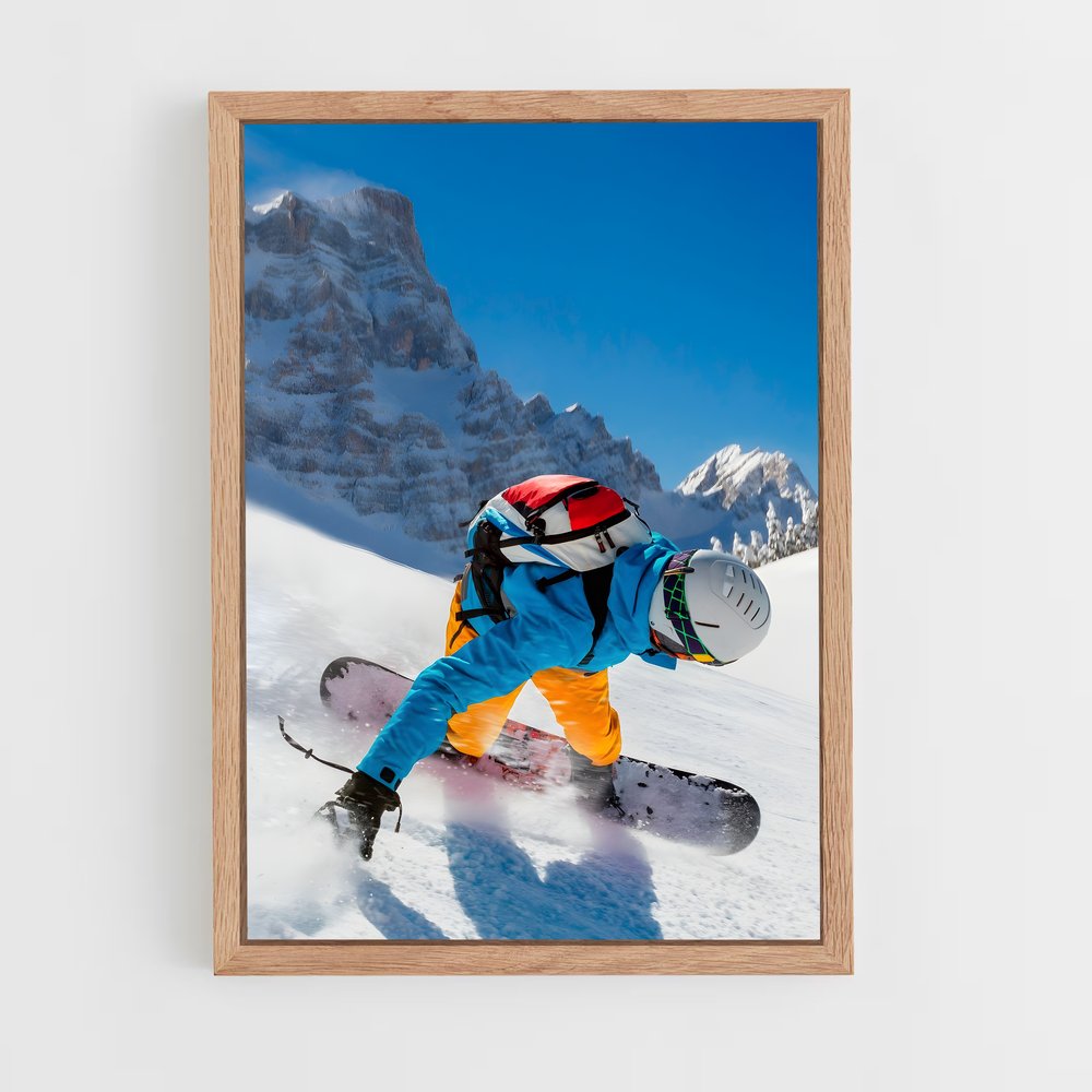 Poster Snowboard Évasion (vue 4)