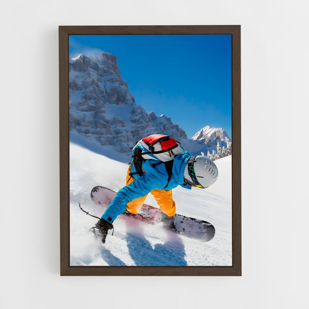 Poster Snowboard Évasion (vue 5)