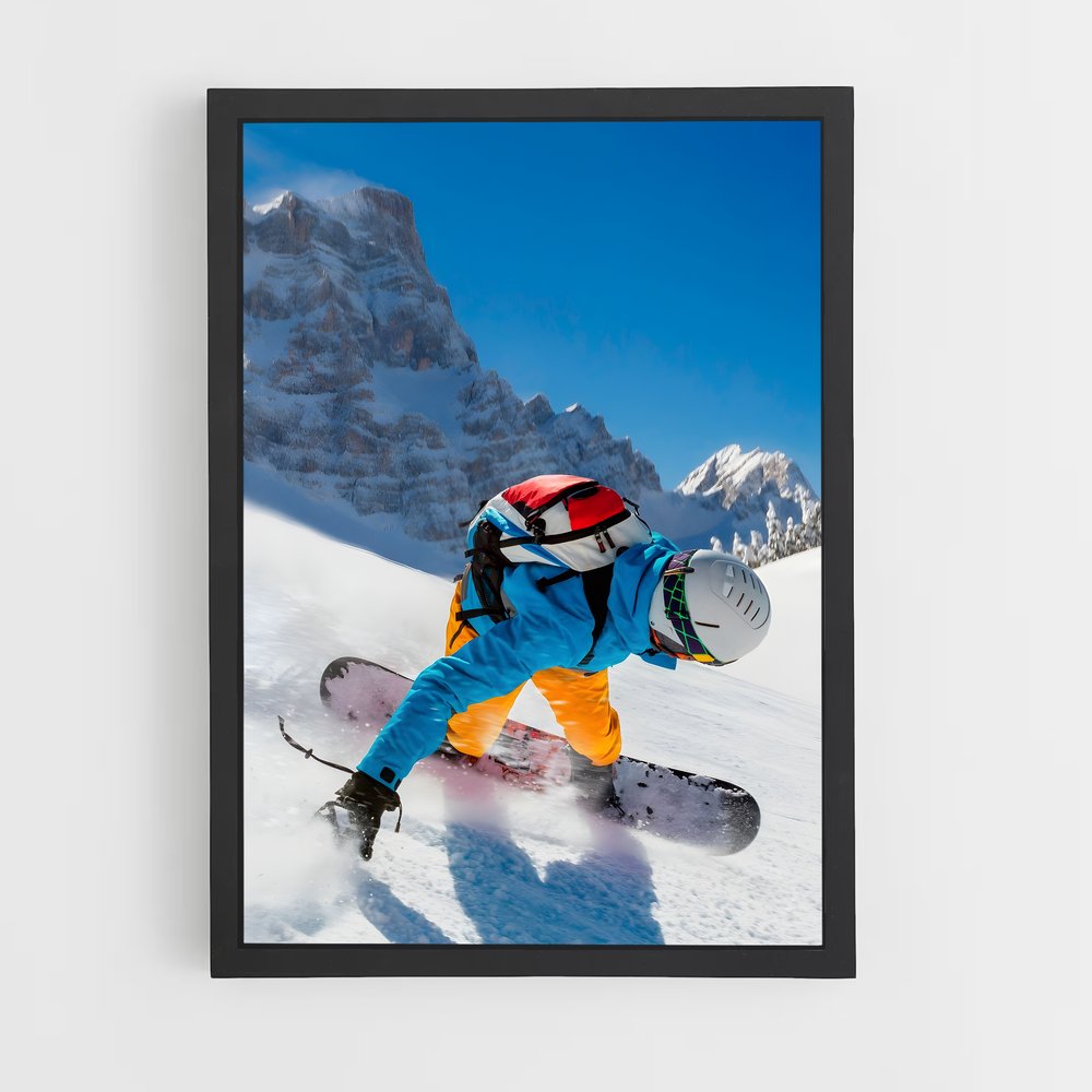 Poster Snowboard Évasion (vue 2)